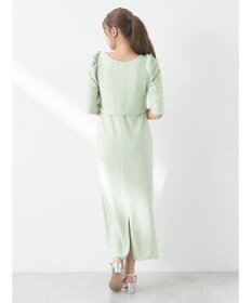 earth music&ecology やわらかカットソーレイヤード見えワンピース