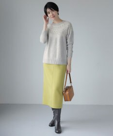 J.PRESS LADIES L 【WEB限定カラーあり・洗える】ダンボール ナロー スカート