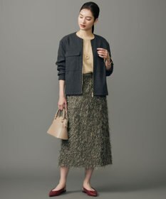 自由区 L 【カタログ掲載】フェザージャカード スカート