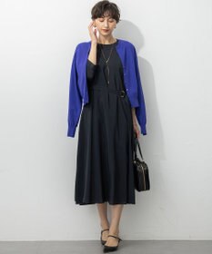 23区 S 【洗える/吊り干しOK】ヴィスコースストレッチ Vネック ニットカーディガン