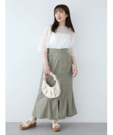 Green Parks シアーきらきらニットプルオーバー