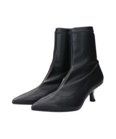 INTER-CHAUSSURES 【FABIO RUSCONI】ポインテッドトウストレッチショートブーツ