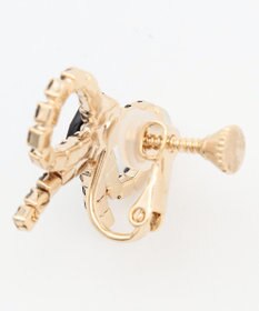 TOCCA GLITTER RIBBON EARRINGS イヤリング