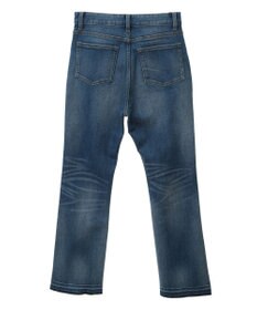 YECCA VECCA カットオフスリムストレートデニムパンツ