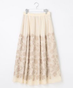 自由区 【Premium Collection】フラワーエンブロイダリーチュール  スカート