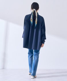 YECCA VECCA カットオフスリムストレートデニムパンツ