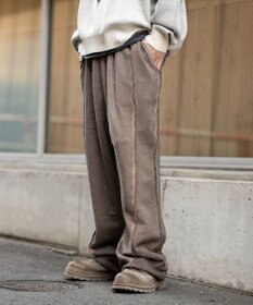 WEGO 【ユニセックス着用ITEM/ウエストゴム】スウィッチングスウェットパンツ