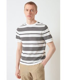 DAKS ポインテールストライプニットTシャツ