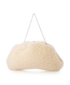 UNBILLION カシュカシュ cachecache / パール調ビーズ口金バッグ