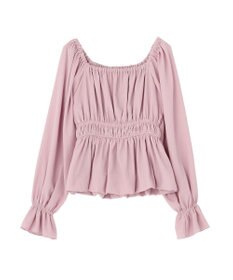 earth music&ecology バルーンヘムブラウス