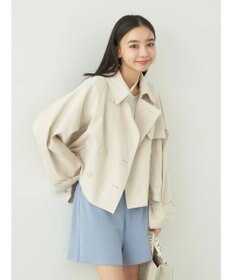 earth music&ecology ショートトレンチコート