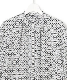 23区 S 【先行予約】カレイドスコーププリント バンドカラー ブラウス