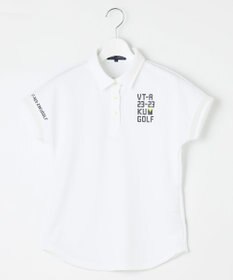 23区GOLF 【WOMEN】エイトロックカノコ カラーポロシャツ