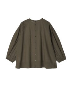 CRAFT STANDARD BOUTIQUE モチーフ刺繍ピンタックブラウス