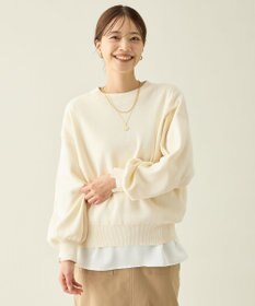 ANY スウェットライクニット