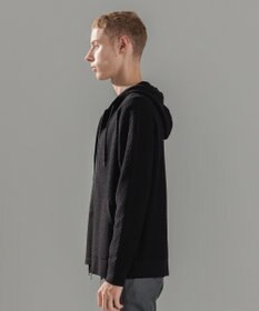 JOSEPH HOMME 【イージーケア】 ヴィスコースリンクス　ジップアップニットフーディー