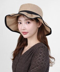 TOCCA 【UV99%以上カット・吸水速乾・抗菌防臭・洗える・サイズ調整可】FRILL HAT ハット