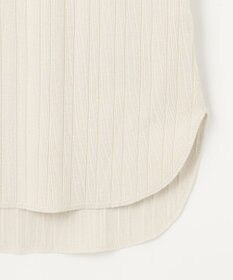 23区 S 【SLOW/一部店舗限定】ランダムリブフライス フレンチスリーブ カットソー