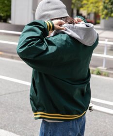 WEGO 【ユニセックス着用ITEM】フードワッペンスタジャン