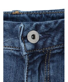 earth music&ecology セルフカットセミフレアデニムパンツ