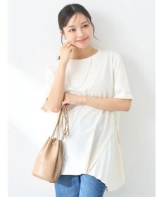 earth music&ecology プリーツドッキングチュニック