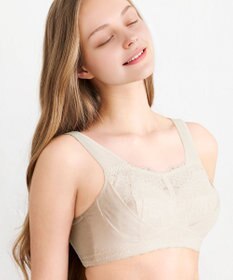 WACOAL 【ナイトアップブラ】 動画クリエイター nanakoななこさんコラボカラー登場 ナイトブラ 綿混(本体) 就寝時用 3Lまで対応 大きいサイズ ノンワイヤー レディース BRA166 /ワコール