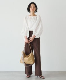 russet エンボスモノグラム2WAYショルダーバッグ(CE-1692)
