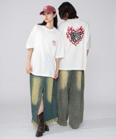 WEGO 【ユニセックス着用ITEM/SMLXLサイズ展開】アソートグラフィックT（SS）-2