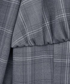 Maison de FLEUR 聡明な淑女のチェックワンピース