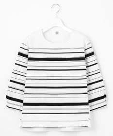 J.PRESS LADIES 【洗える】ポンチボーダー カットソー