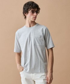 JOSEPH ABBOUD 【滑らかな肌触り】ダイヤロゴバックプリント Tシャツ