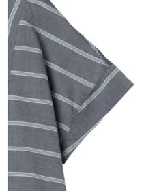 AMERICAN HOLIC 接触冷感フレンチスリーブ切り替えフレアブラウス