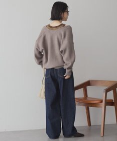 AMERICAN HOLIC Vネックラメニットカーディガン