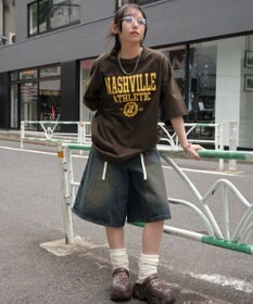 WEGO 【ユニセックス着用ITEM】アクセ付きグラフィックT（SS）