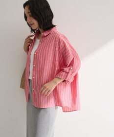 Green Parks 綿麻混シャツ