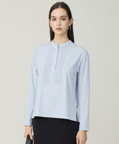 ICB L イージージョーゼット ピンタックカットソー