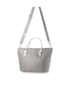 UNBILLION ペルケ perche / ナイロンドット刺繍2wayトート