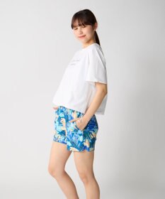 OP／FILA 【Ocean Pacific】裾ブラウジングTシャツ付き４点セット水着