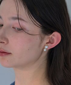 Phoebe ≪雑誌掲載≫ツインパールイヤリング