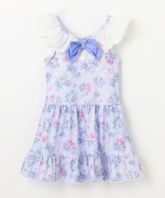 ANY KIDS 花柄×レース ワンピース水着