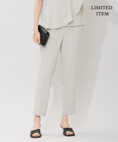 ICB 【WEB限定・洗える】BackSatinGeorgette ドロストパンツ