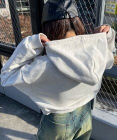 WEGO ガールプリントプルパーカー