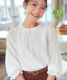 Tiaclasse シアーチェックブラウス