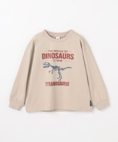 ANY KIDS 恐竜プリント 長袖Tシャツ