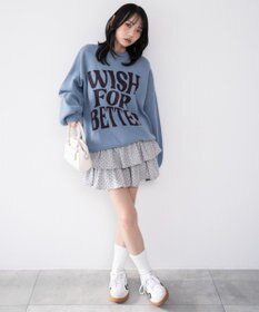 WEGO グラフィックニットプルオーバー