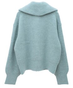 Green Parks Ｚｉｐ付きコンパクトニットカーディガン