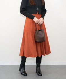 INTER-CHAUSSURES 【LORISTELLA】シュリンクレザーバケットバッグ