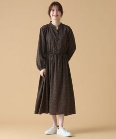 ANY 【洗濯機可能/ウエストゴム】ウエストギャザー ワンピース