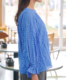 Tiaclasse シアーチェックブラウス