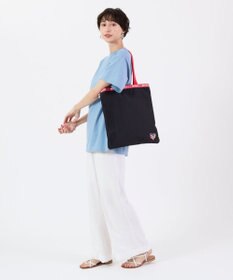 LeSportsac LARGE EMERALD TOTE/テトリスハートエンブロイダリートート